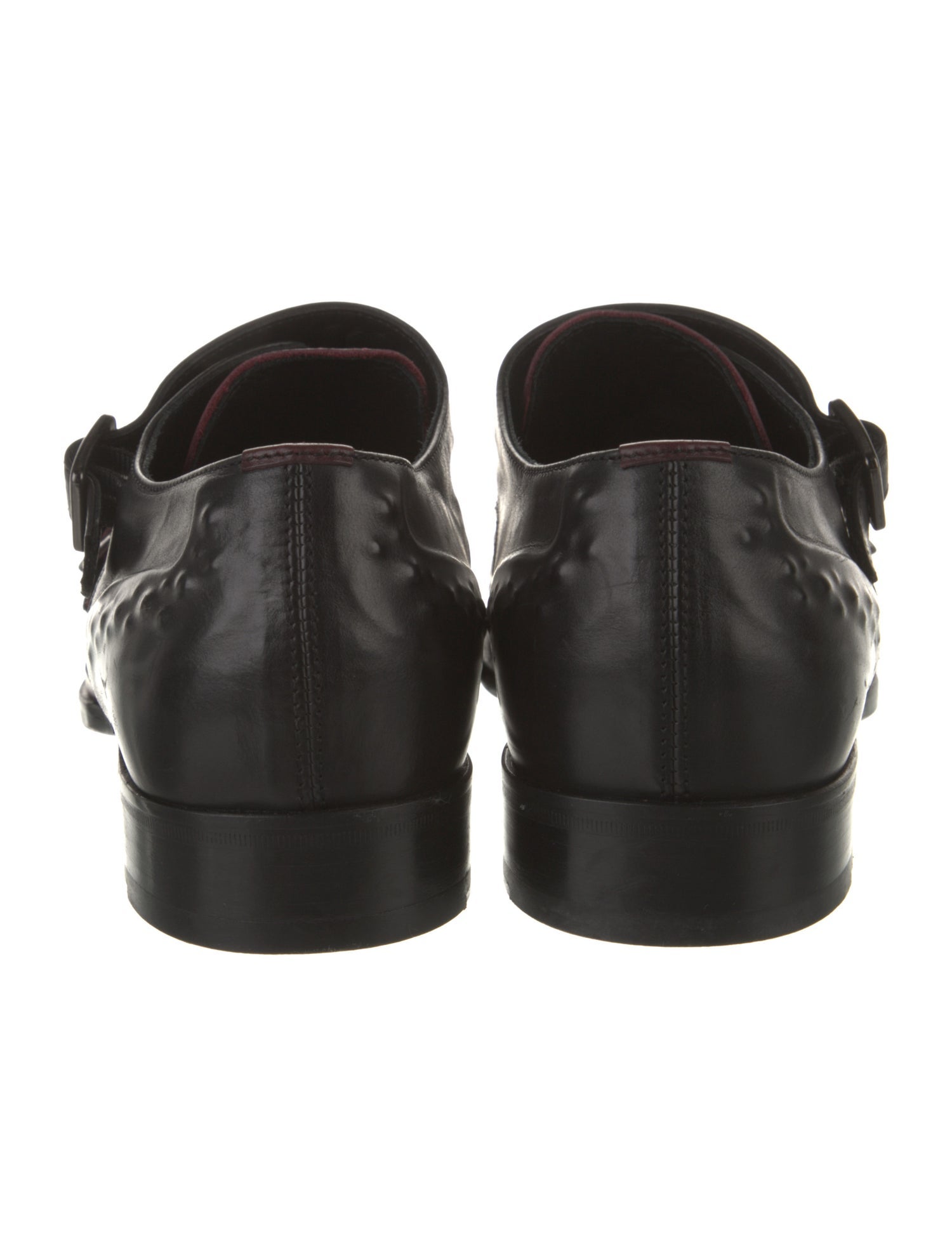Alexander McQueen Leather Monk Straps
